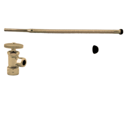 RKB0017 1/2" Nom. * 3/8" * 15" Corrugated Riser Kit - Round Handle.